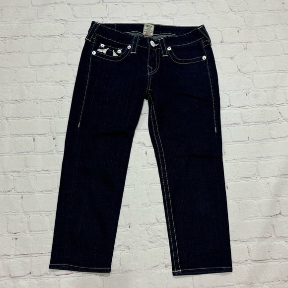 True Religion Denim - TRUE RELIGION JEANS “LOLA” women’s cropped mid rise pants in size 28 EUC